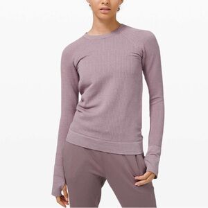 Lululemon Rest Less Pullover Bubble Dot Violet Verbena / Chrome Purple 6